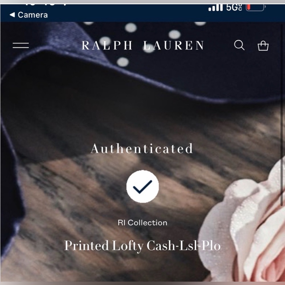 Ralph Lauren Floral Print Crewneck Sweater - Picture 6 of 7